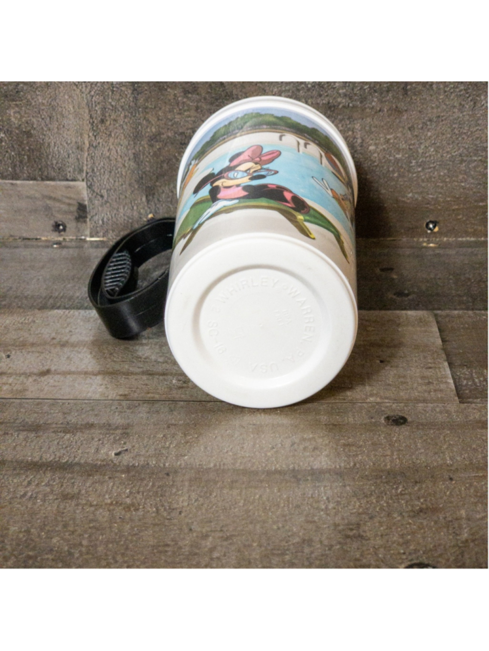 DISNEY PARKS VINTAGE WHIRLEY INSULATED CUP 16 oz MICKEY MINNIE GOOFY DONALD DUCK - Picture 7 of 9